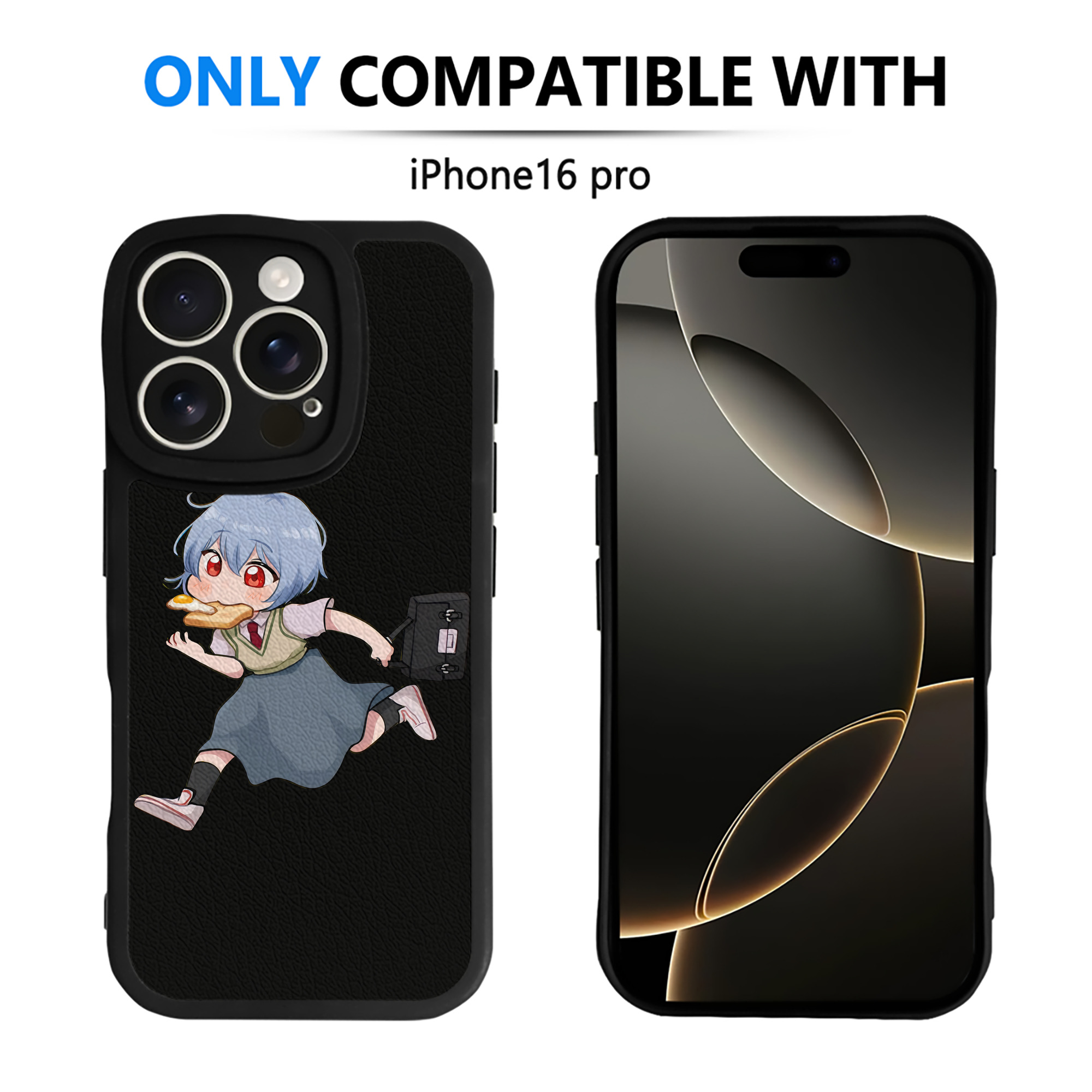 （画像用） EVA 新世紀エヴァンゲリオン 【iPhone 16シリーズ対応】シリコンスマホケース（レザー調） 材質：シリコン